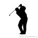 Picture of Golfer  7 (Golf Decor: Silhouette Decals)