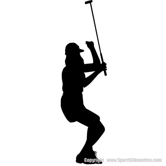 Picture of Golfer 17 (female) (Golf Decor: Silhouette Decals)
