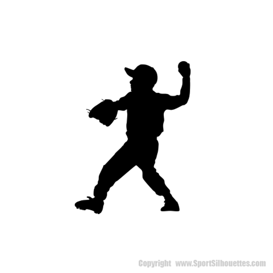 BOY PLAYING BASEBALL (Baseball Wall Decor) Boy Playing Baseball
