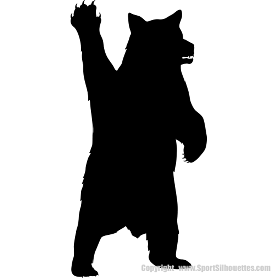 Picture of Bear 30 (Bear Silhouette: Wall Decals)