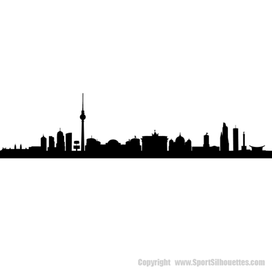Picture of Berlin 2, Germany 2 City Skyline (Cityscape Decal)