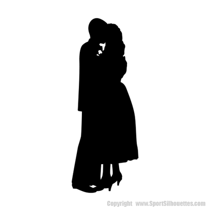 Picture of Dancing Couple 13 (Dance Studio Decor: Wall Silhouettes)