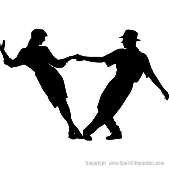 COUPLE DANCING WALL SILHOUETTES (Life-size Dance Decorations) Couple ...