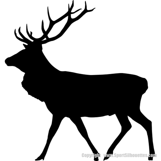 ELK Hunting Vinyl Decals (Outdoor/Hunting Decor) Elk Hunting Window Decals