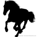 Picture of Horse Galloping  1 (Mascot Animal Silhouette Decals)