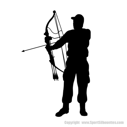 Picture of Hunter (Archer)  5 (Sports Decor: Decals)