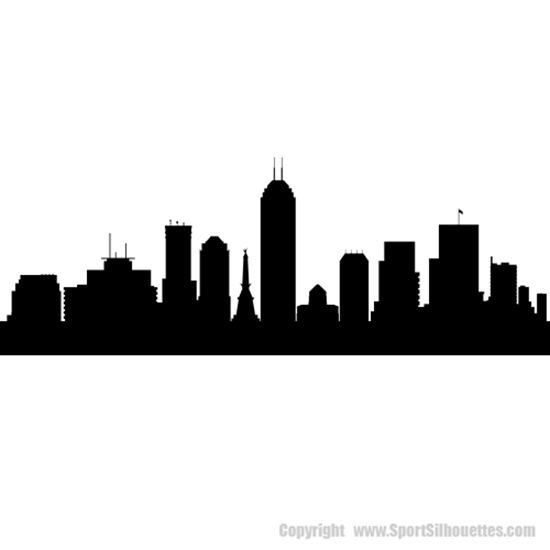 Picture of Indianapolis, Indiana City Skyline (Cityscape Decal)