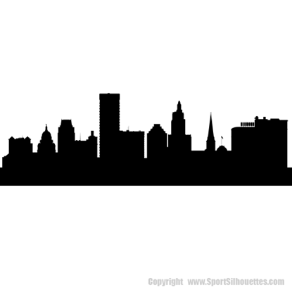 Picture of Providence, Rhode Island City Skyline (Cityscape Decal)