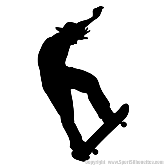 Skateboarding Vinyl Decal