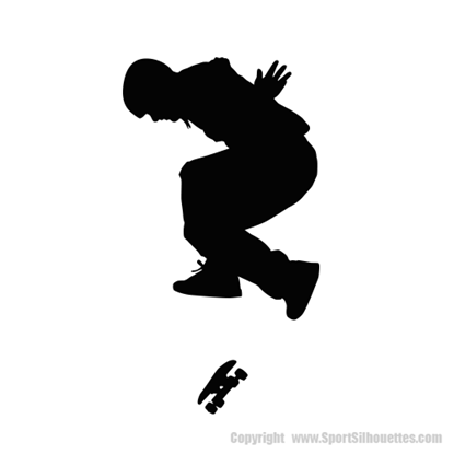 Picture of Skateboarder  8 (Skating Wall Decor) (Youth Decor: Wall Silhouettes)