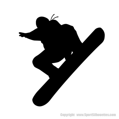 Picture of Snowboarder  3 (Sports Decor: Silhouette Decals)
