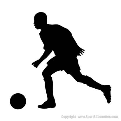 Picture of Soccer Player  9 (Soccer Decor: Silhouette Decals)