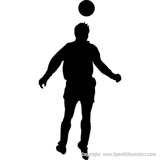 High Quality Detailed Wall Vinyl Silhouette Wall Decal 16 SOCCER PLAYER Vinyl Decal
