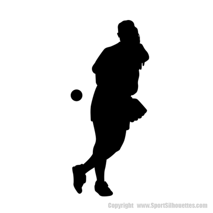 Picture of Softball Player  3 (Softball Decor: Wall Silhouettes)